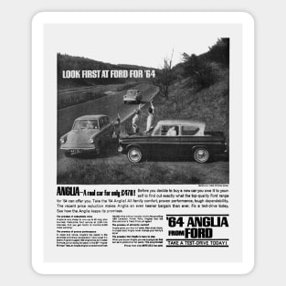 1964 FORD ANGLIA - advert Magnet